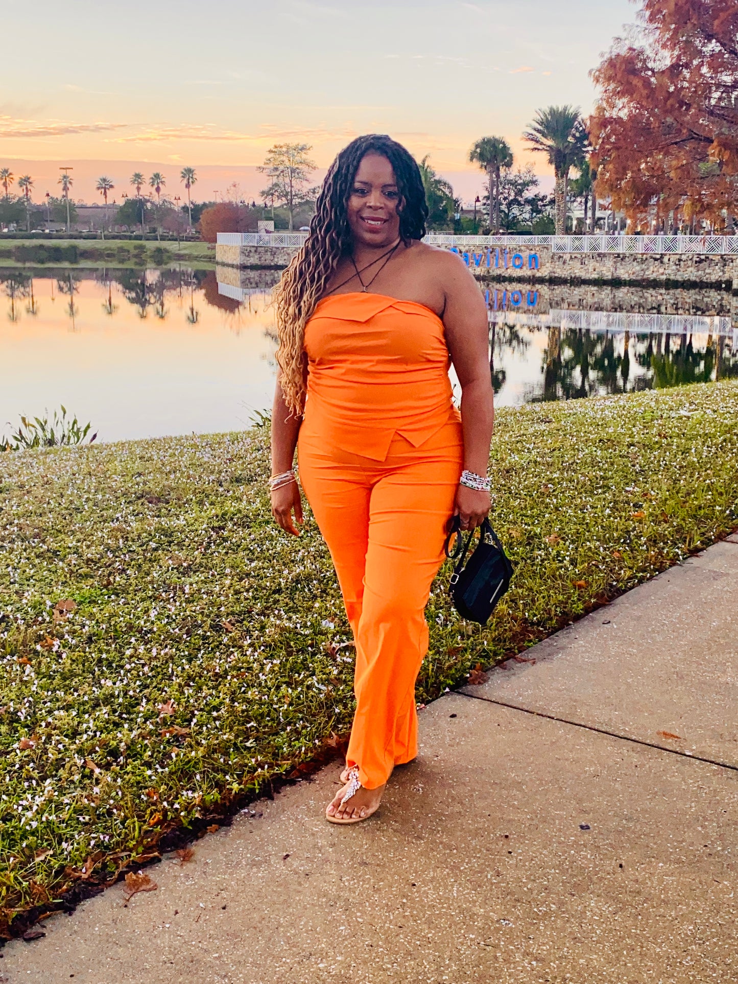 Fold Over Pant Set Plus