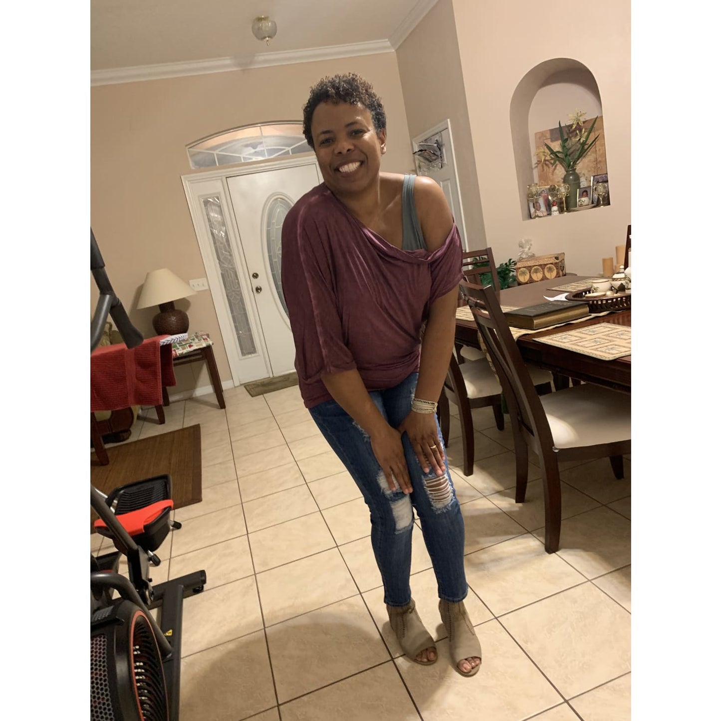 Asymmetrical Dolman Sleeve Tie Dye Tunic Top - Best YOU by HTS