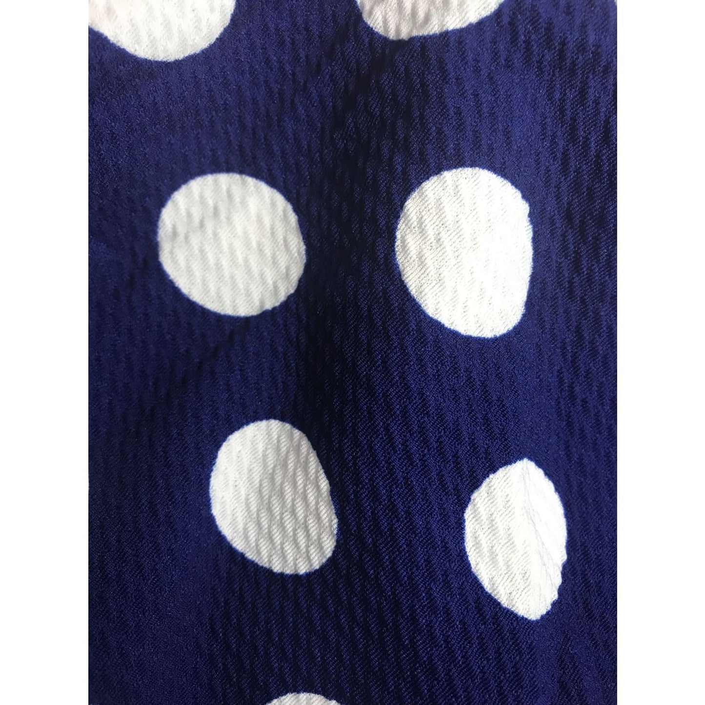 Blue Polka Dot Dress with Cut Outs - Best YOU by HTS