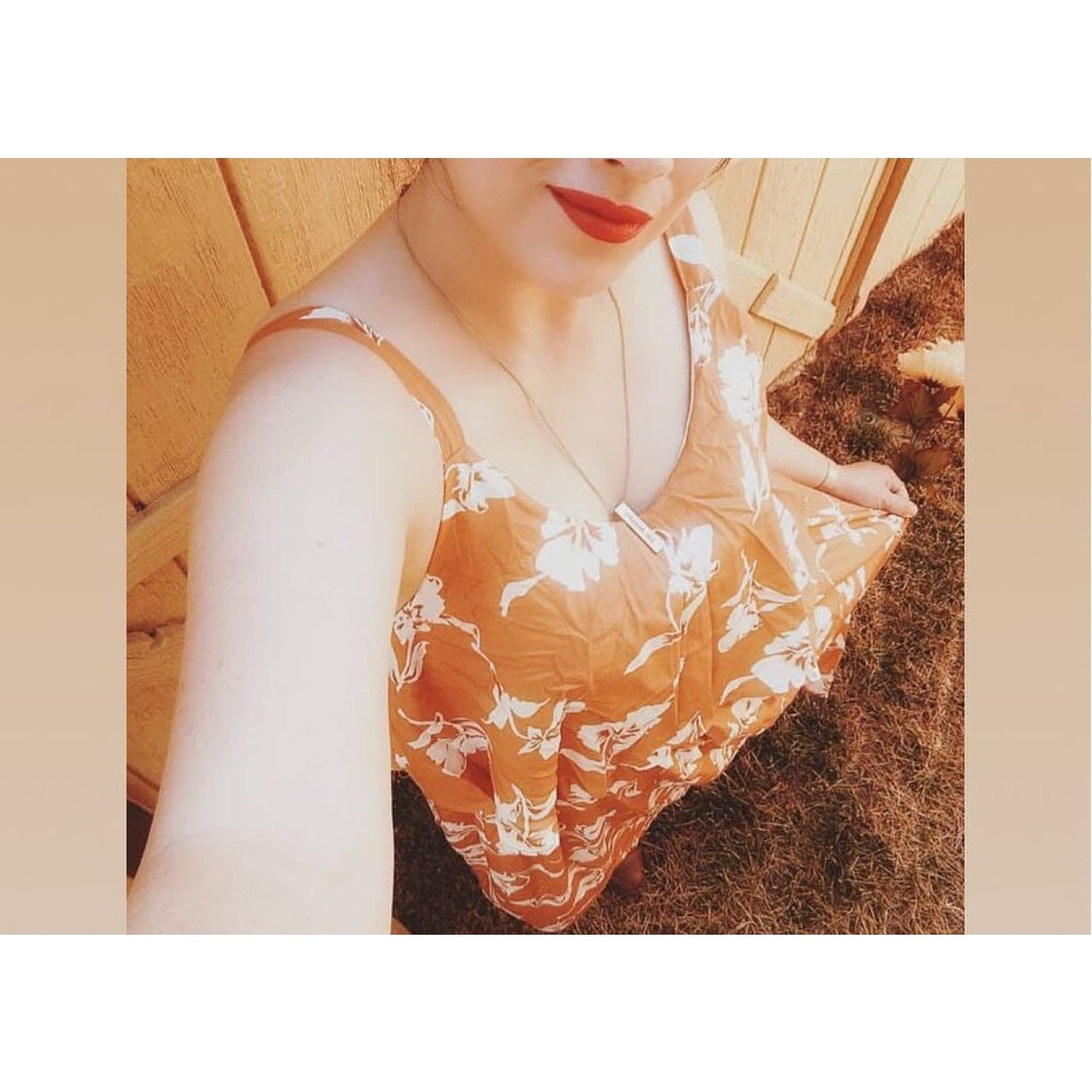 Chic Summer Boho Floral Maxi Dress in Mustard - Best YOU by HTS