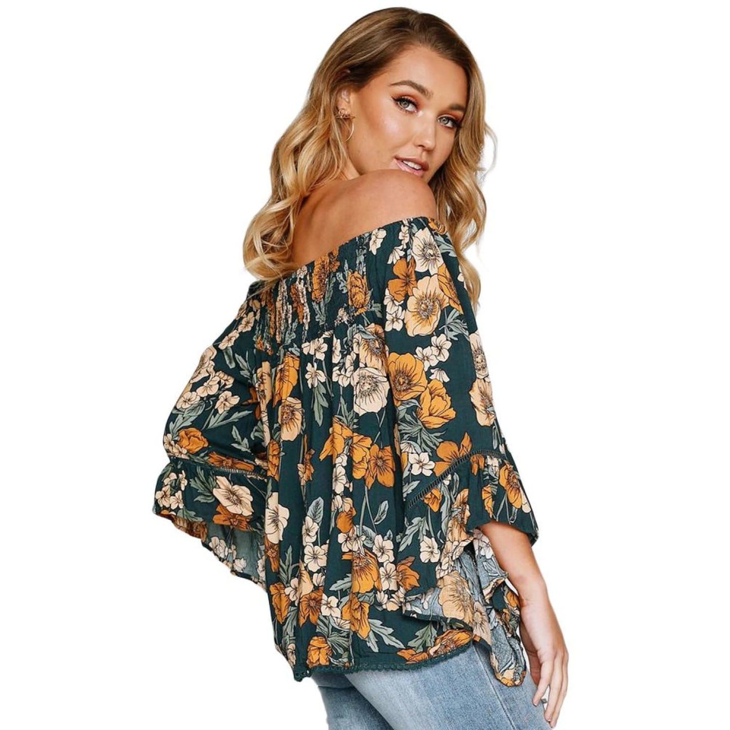Floral Cold Shoulder Top - Best YOU by HTS