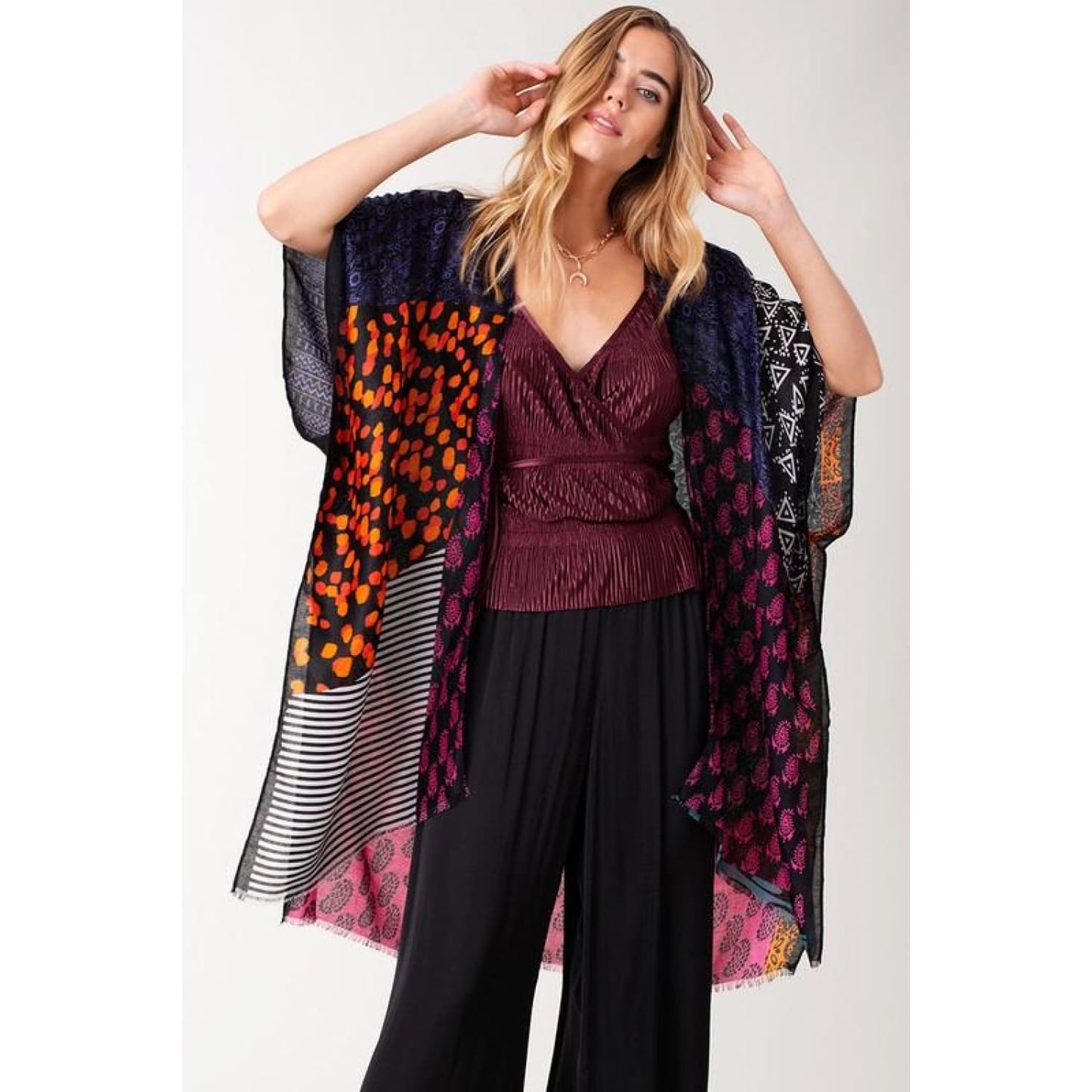 Kimono - Black Multi - Best YOU by HTS