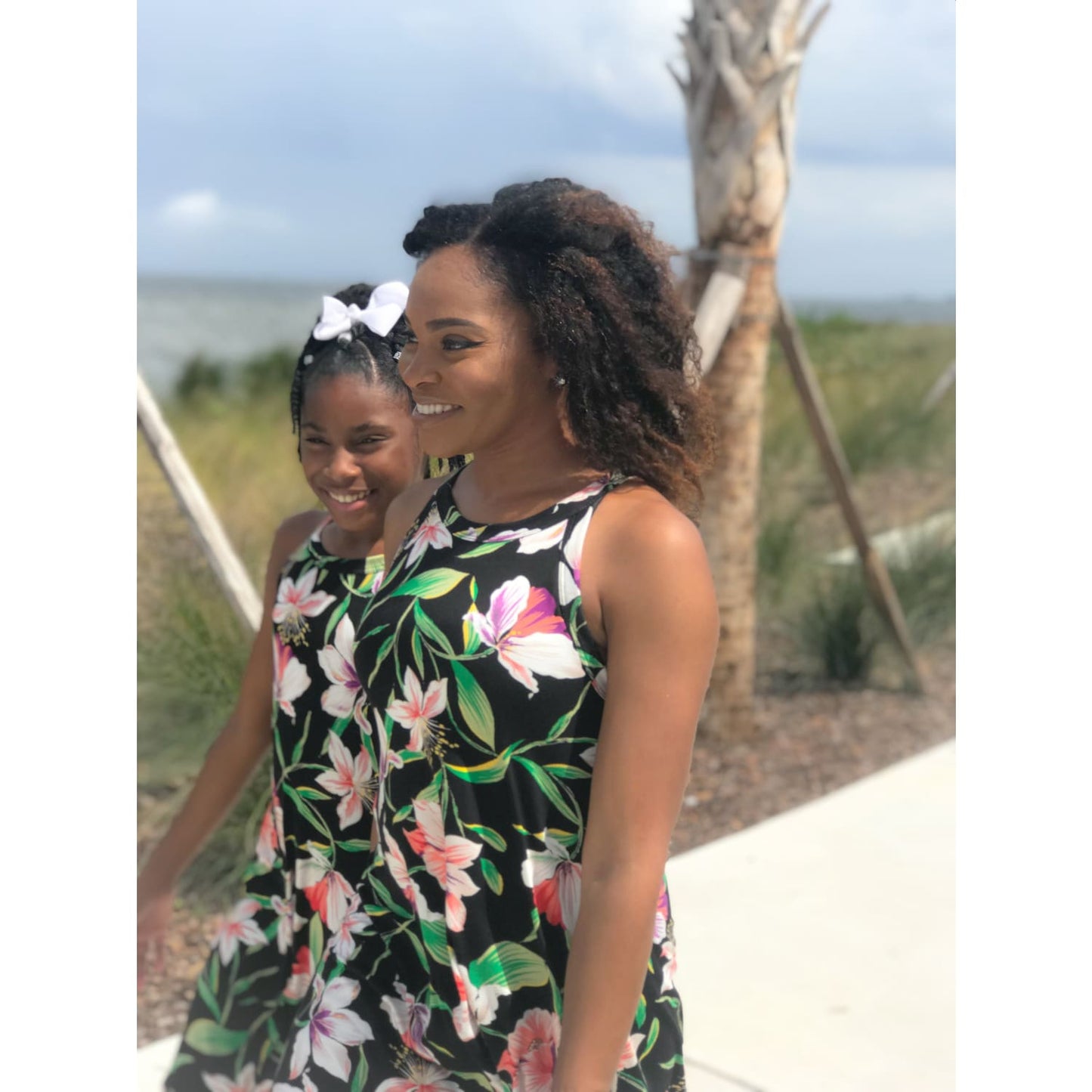 MOMMY&ME Black Floral Dress - Best YOU by HTS