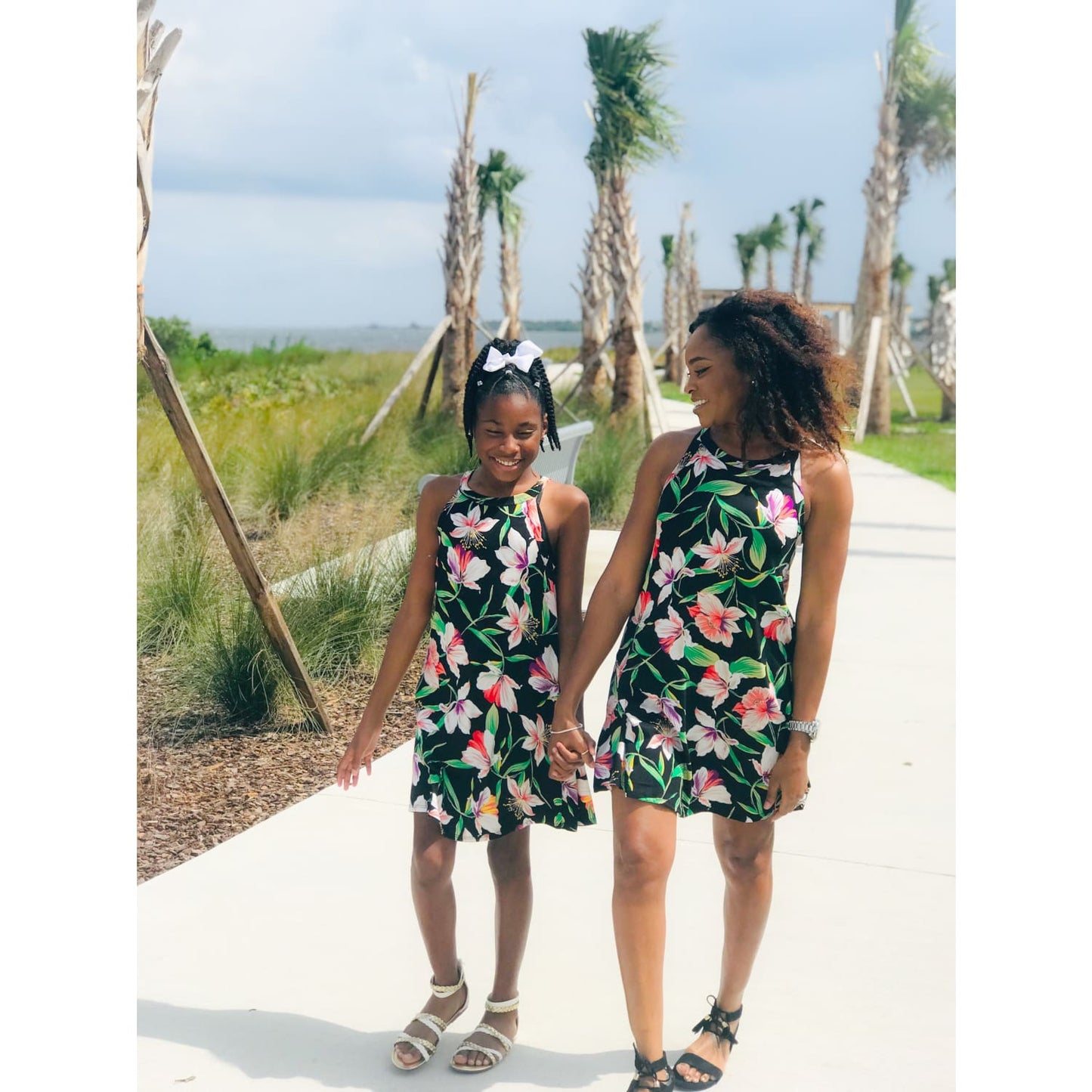 MOMMY&ME Black Floral Dress - Best YOU by HTS