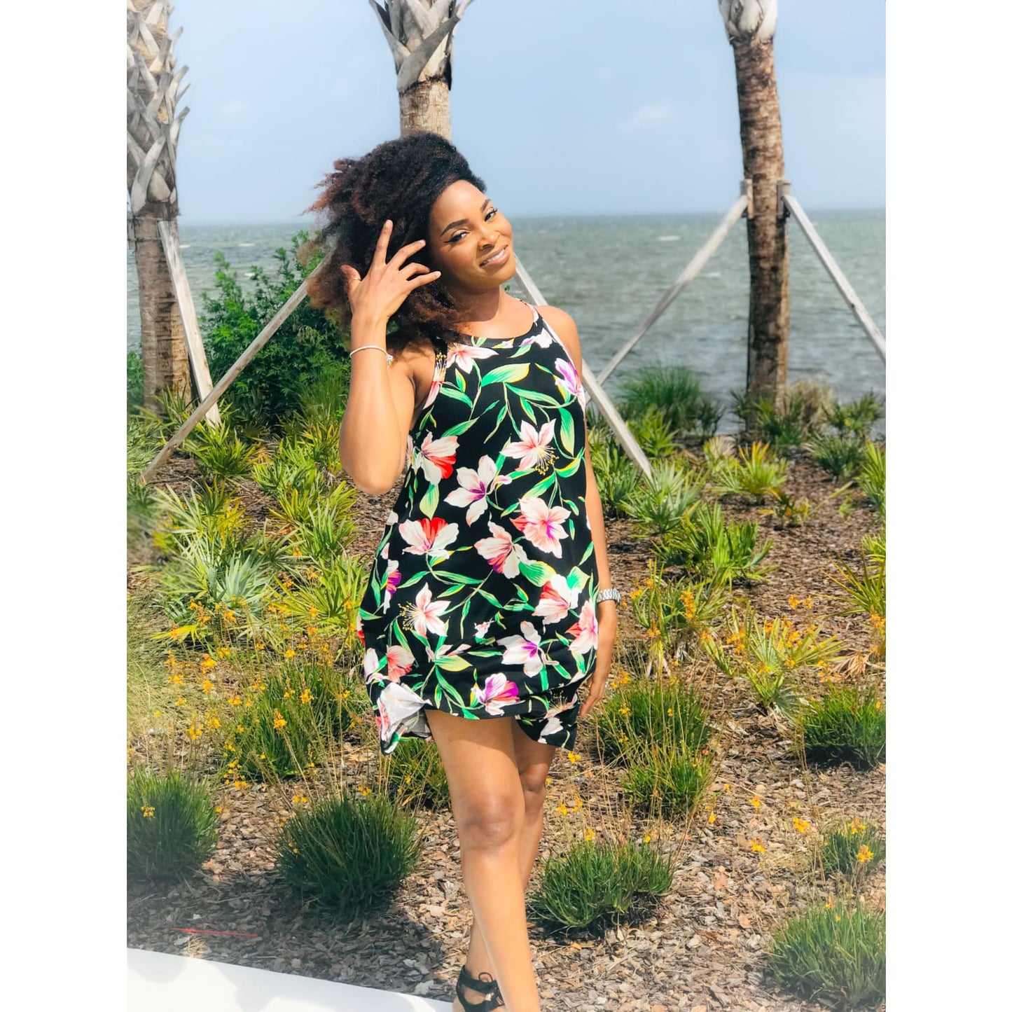 MOMMY&ME Black Floral Dress - Best YOU by HTS