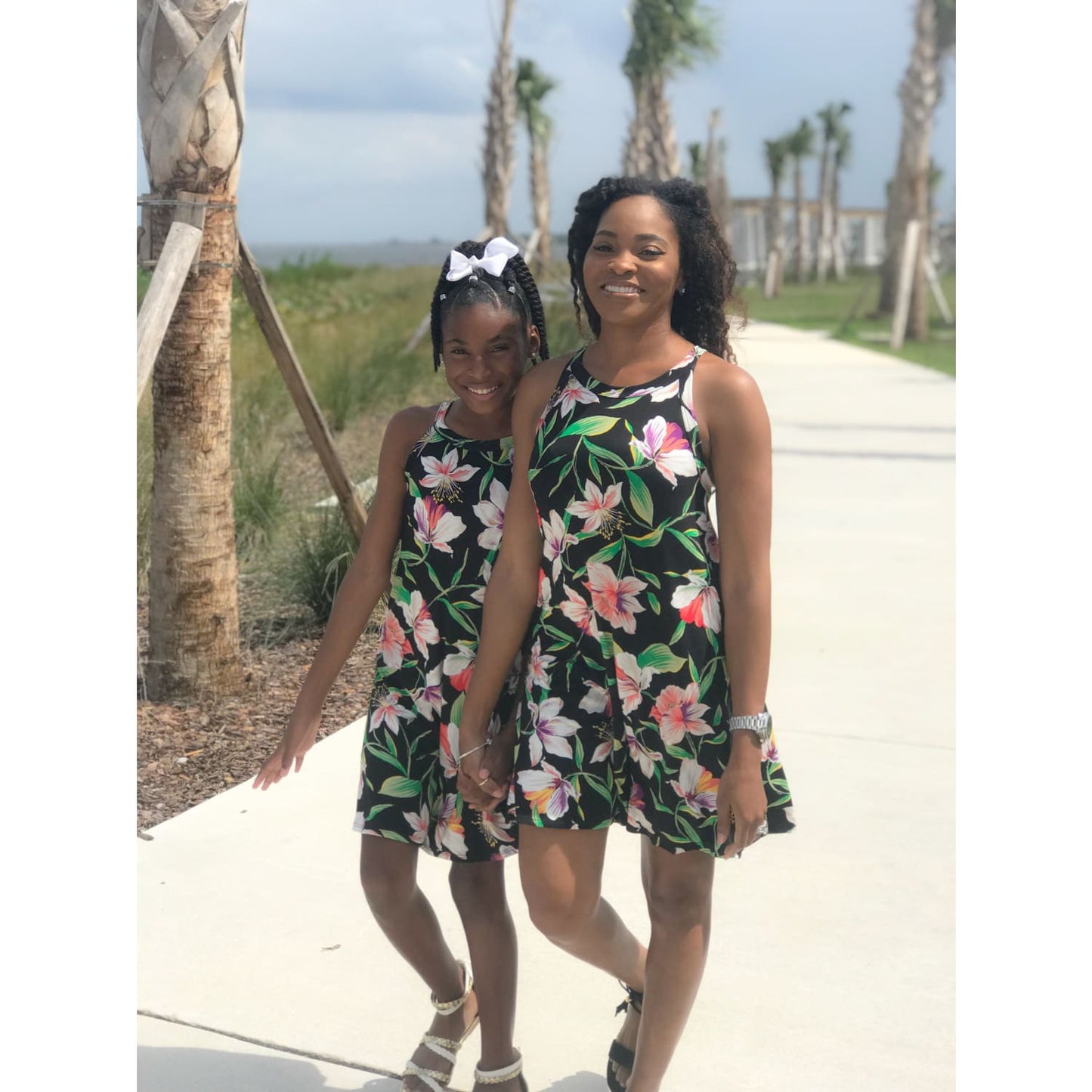 MOMMY&ME Black Floral Dress - Best YOU by HTS