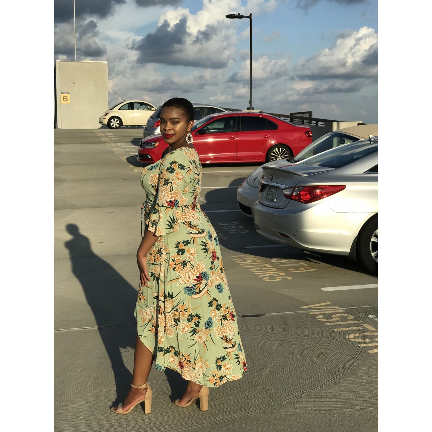 Olive Cream Wrap Dress - Best YOU by HTS