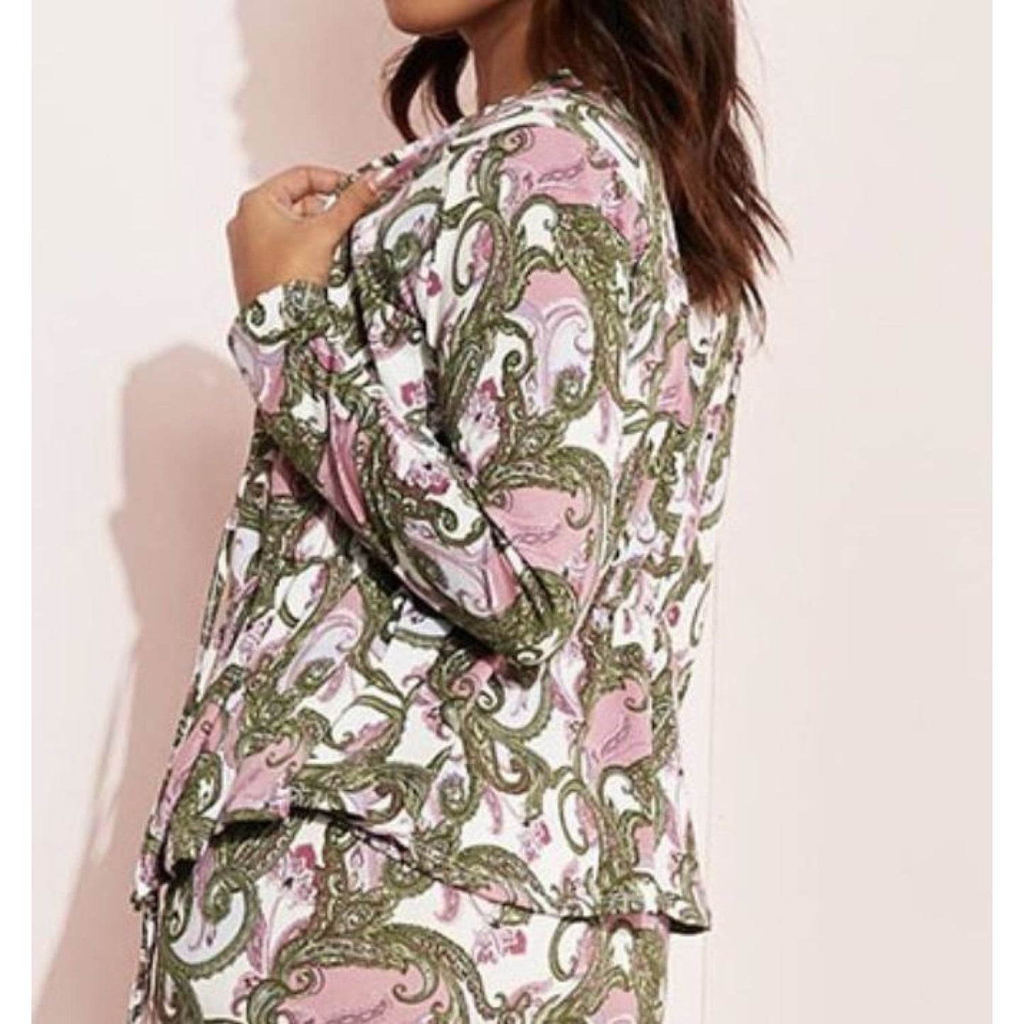 Olive Peplum Jacket Top - Best YOU by HTS