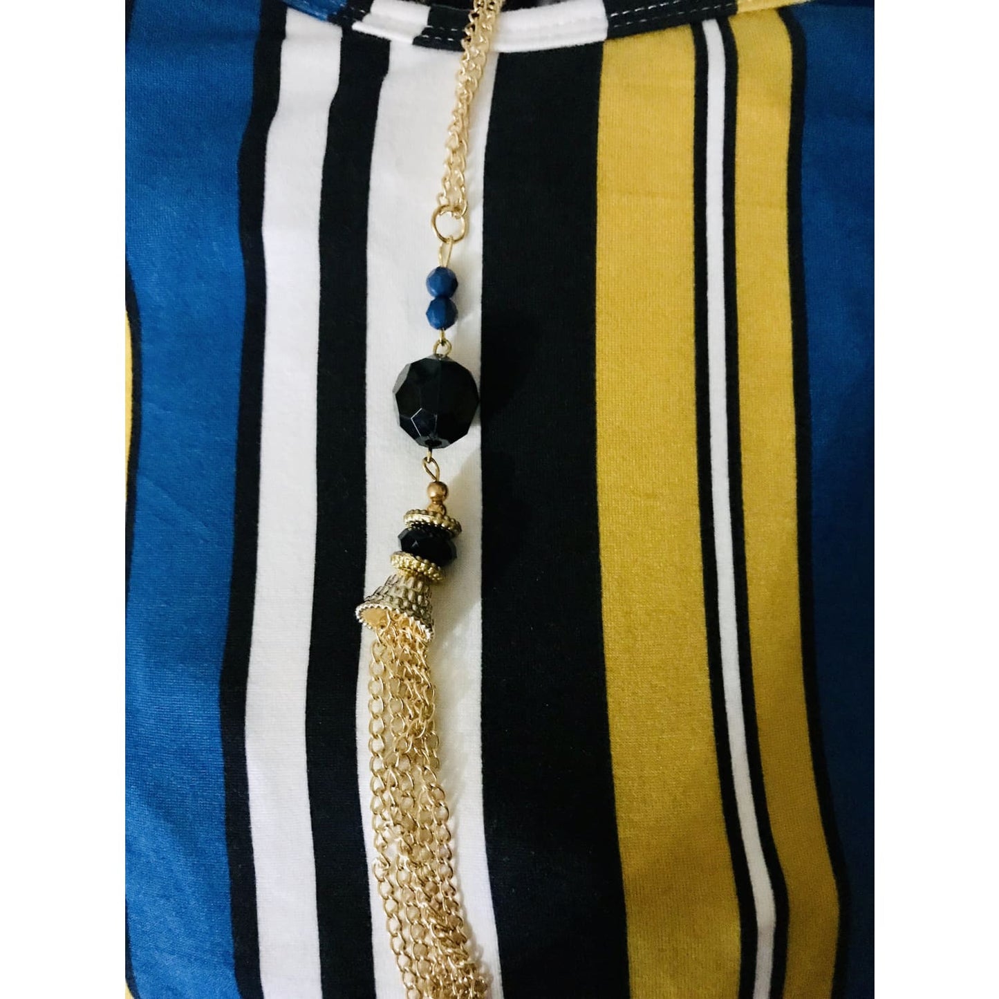 Plus Striped Trapeze Dress - DRESSES