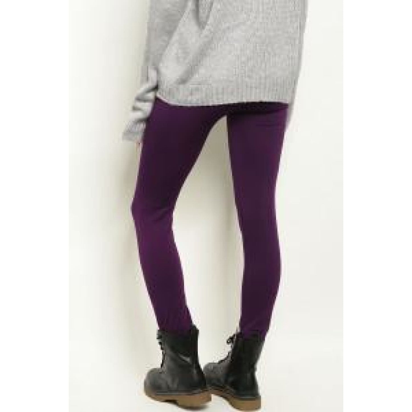 Purple One Size Regular Leggings - Leggings