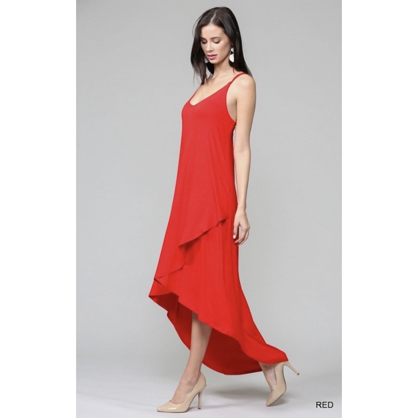 Red Hot Maxi Dress - DRESSES