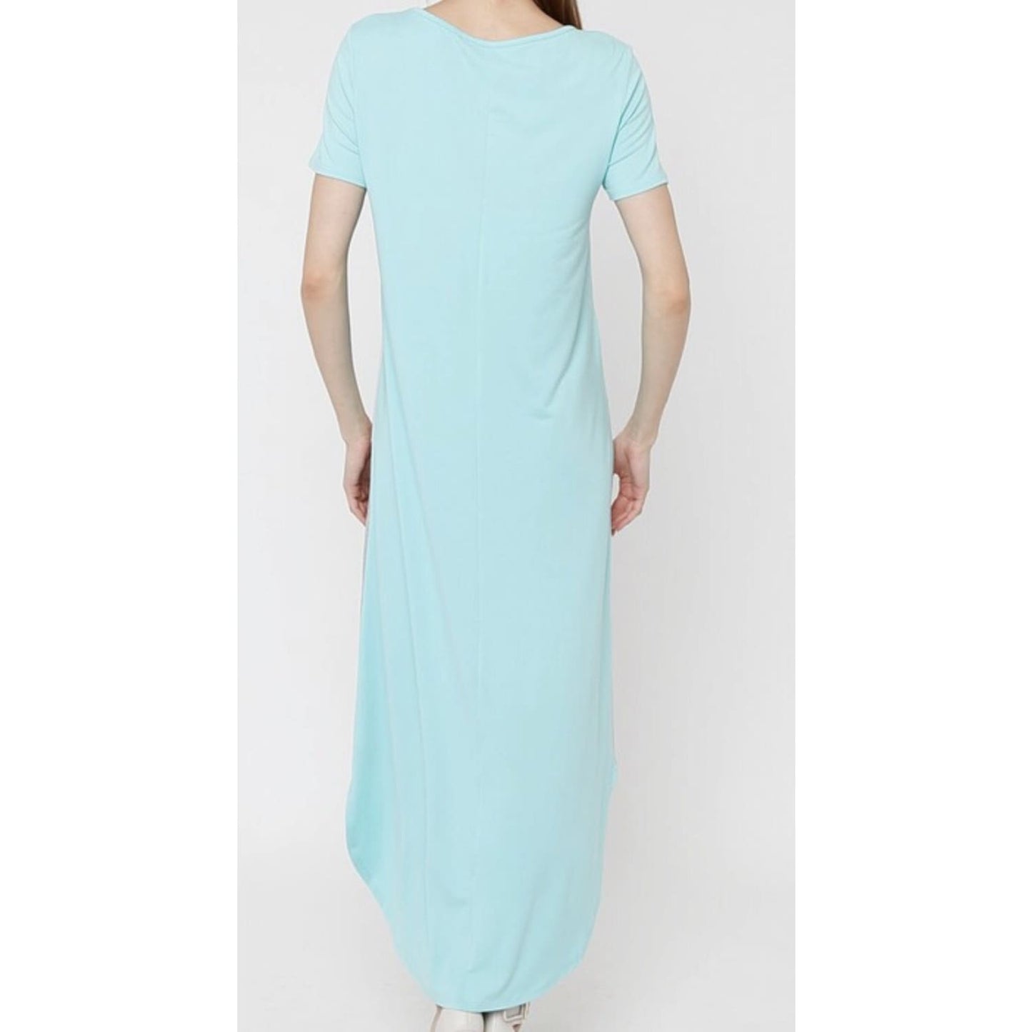 Regular Or Plus Mint Color Block Maxi Dress - Best YOU by HTS