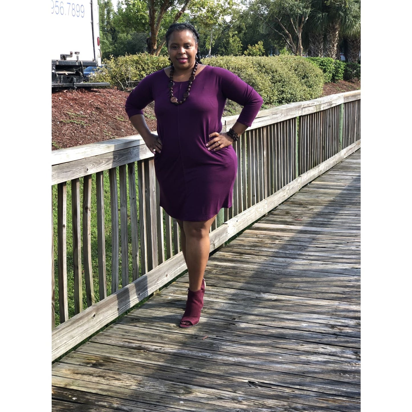 Sweet Plum Dress - Best YOU by HTS