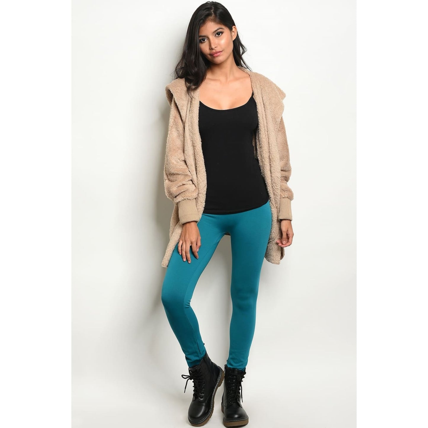 Teal One Size Regular Leggings - Best YOU by HTS