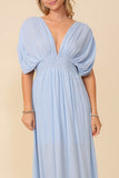 Summer Spring Vacation Maxi Sundress Lined