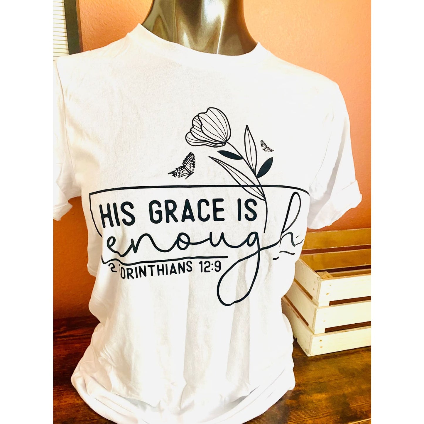 His Grace is Enough T Shirt - TOPS