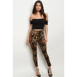 Animal Print Leggings - Leggings