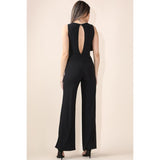 Black Layered Ruffle Jumpsuit - Best YOU by HTS