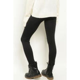 Black One Size Regular Leggings - Leggings