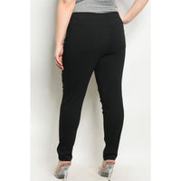 Black Pencil Pants Plus - Best YOU by HTS