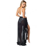 Black Wrap Beach Skirt - Best YOU by HTS