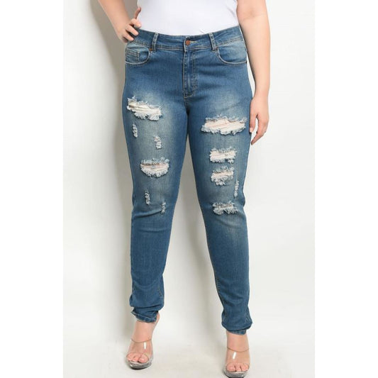 Blue Denim Plus Size Jeans - Best YOU by HTS