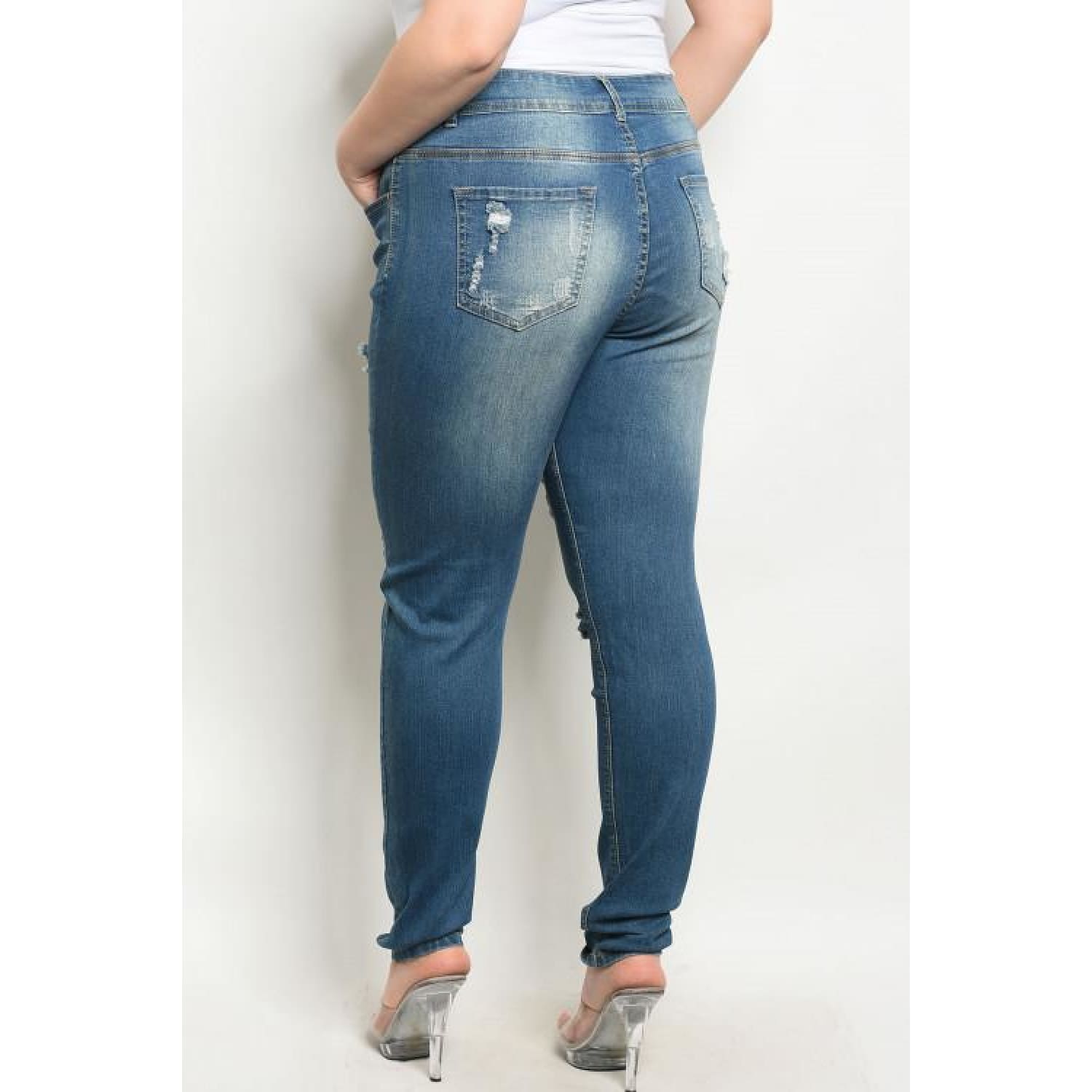 Blue Denim Plus Size Jeans - Best YOU by HTS