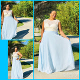 Blue Ivory Plus Maxi Dress - Best YOU by HTS