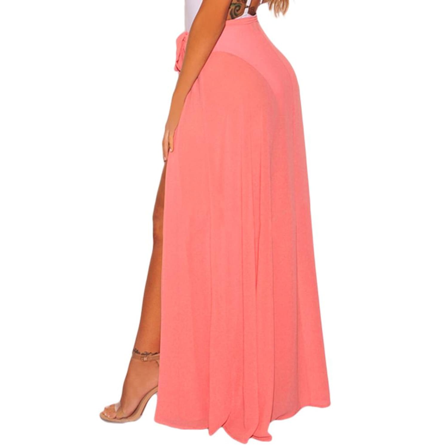 Coral Wrap Beach Skirt - Best YOU by HTS
