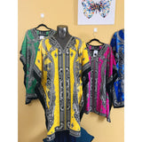 Ethnic Caftan Top - Yellow/Black - TOPS