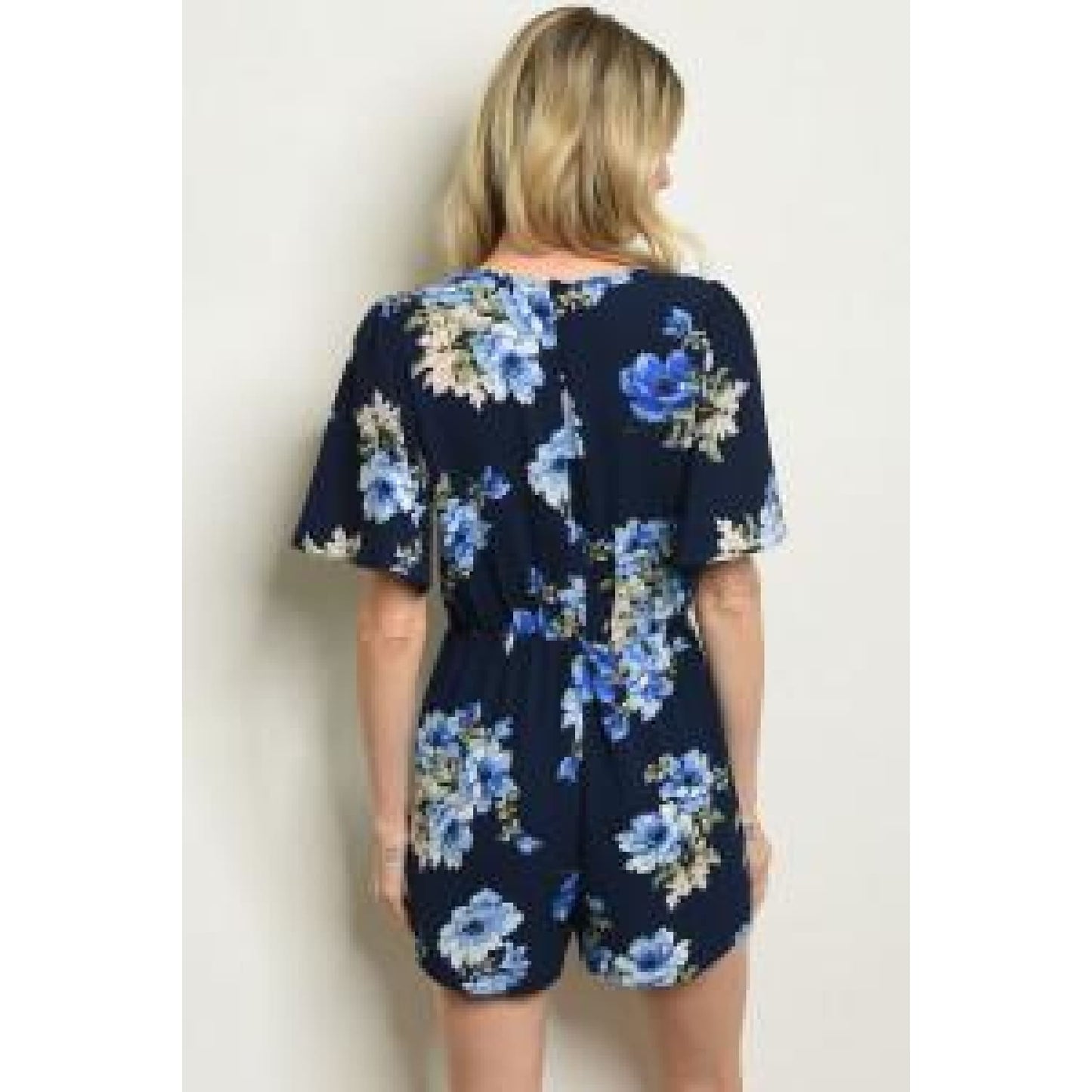 Floral Navy Romper - Best YOU by HTS