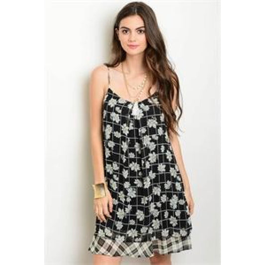 Floral & Plaid Dress - Best YOU by HTS