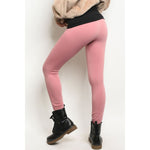 Mauve One Size Regular Leggings - Best YOU by HTS