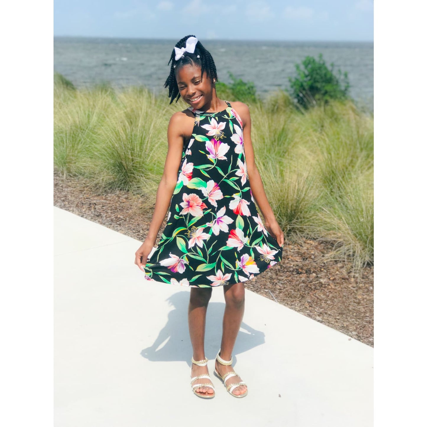 MOMMY&ME Black Floral Dress - Best YOU by HTS
