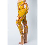 Mustard Ballerina Tie Leggings - Best YOU by HTS