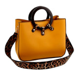 Leopard Mustard Handbag Best YOU by HTS Accessories