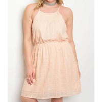Peach Plus Size Dress 16/18 - Best YOU by HTS