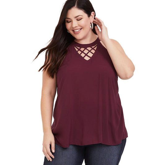 Plus Size Goddess Top - Burgundy - Best YOU by HTS