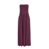 Purple Strapless Maxi Dress - Best YOU by HTS