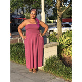 Purple Strapless Maxi Dress - Best YOU by HTS