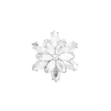 Rhinestone Flower Ring - Accessories