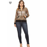Sheer Mesh Cheetah Jacket