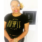 Stay Humble Hustle Hard Plus Crop Top - Best YOU by HTS